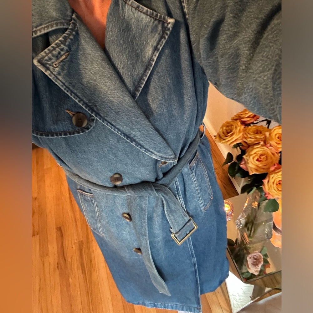 Denim Trench Coat💙